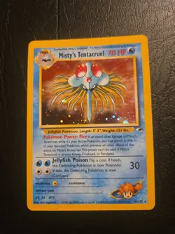 Pokemon Misty's Tentacruel 010/132 Gym Heroes Stage 1 Holo Rare - Image 1