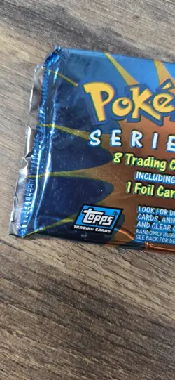 Topps 2000 Pokemon TV Animation Ed. Series 2 Booster Pack Ash & Pikachu SEALED - Image 3