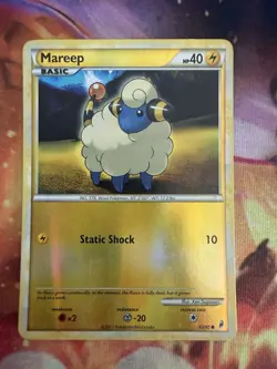 Mareep Call of Legends #63 (2011) Common Reverse Holo MP Pokemon - Image 1