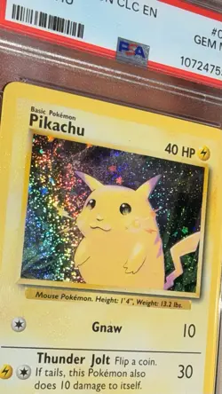 2023 Pokemon Pikachu #008 CLC EN PSA 10 Gem Mint - Image 2