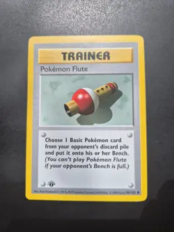 Pokemon Flute 1st Edition 086/102 Base Set (Shadowless) Regular - Image 1