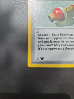 Pokemon Flute 1st Edition 086/102 Base Set (Shadowless) Regular - Image 4