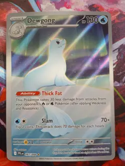 Pokemon Mega Evolution Phantasmal Flames Dewgong 097/094 Illustration Rare IR - Image 1