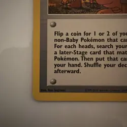 Pokemon Breeder Fields 62/64 Neo Revelation Regular - Image 5