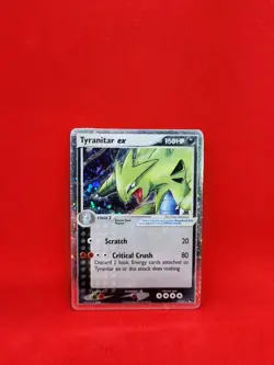 Tyranitar ex (17/17) - POP Series 1 Holo Ultra Rare Pokemon Card - Image 1
