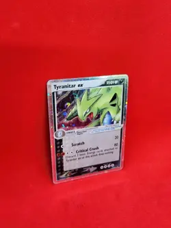 Tyranitar ex (17/17) - POP Series 1 Holo Ultra Rare Pokemon Card - Image 3