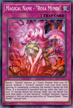 Yugioh! Magical Name - "Rosa Mundi" CHAOS ORIGINS PREORDER - Image 1