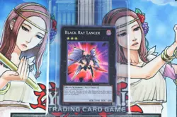 YuGiOh Black Ray Lancer PHSW-EN040 Unlimited Edition Super Rare - Image 1