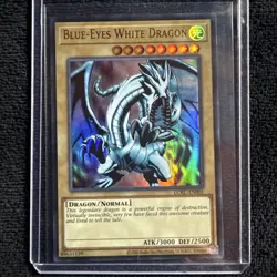 Blue-Eyes White Dragon (Ver. 1) LCKC-EN001 Yu-Gi-Oh YuGiOh Ultra Rare NM - Image 3