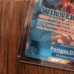 Portgas.D.Ace Winner Pack 2024 Oct.-Dec. One Piece Promo Card OP07-053 (white) - Image 4
