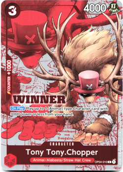 Tony Tony Chopper OP04-010 Winner Pack 2024 Promotion Card - ONE PIECE 🔥 - Image 2