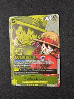Monkey.D.Luffy (Winner Pack 2026 Vol. 2) P-106 One Piece Promotion Cards Foil - Image 1
