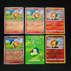Pokemon Cyndaquil, Quilava, & Typhlosion x16 Card Lot Bundle - Image 1