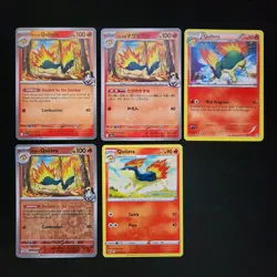 Pokemon Cyndaquil, Quilava, & Typhlosion x16 Card Lot Bundle - Image 3