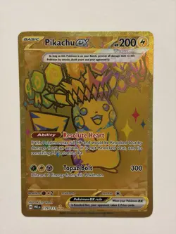 Pokemon TCG Pikachu EX Hyper Rare Card 179/131 Prismatic Evolutions - Image 1