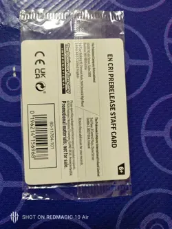 Chaos rising Staff Prerelease Promos Sealed - all 4 cards in sealed pack - Image 2
