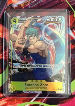 One Piece Card Game Roronoa Zoro SR Alt Art OP15-113 Adventure on KAMI's Island! - Image 1