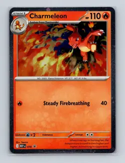 Charmeleon 079 Pokemon Mega Evolution Black Star Promo Cosmos Holo Card NM+ (a) - Image 1