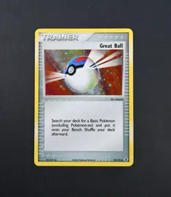 NM Great Ball Trainer Reverse Holo 92/112 FireRed & LeafGreen (RG) Pokemon Card - Image 1