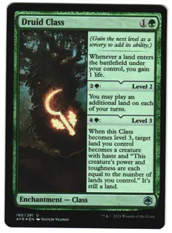 Druid Class Foil 180 U Adventures in the Forgotten Realms MTG - Image 1