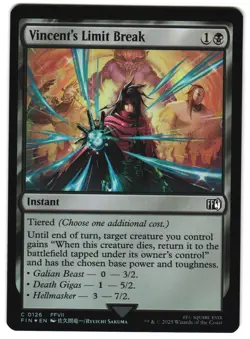 Vincent's Limit Break Foil 126 C FINAL FANTASY MTG - Image 1