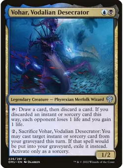 Vohar, Vodalian Desecrator (Foil) 226 MTG NM - Dominaria United - Image 1