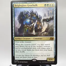 MTG Magic Brightglass Gearhulk DFT 191 NM - Image 2