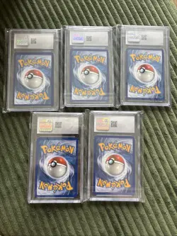 Lot Of 5 Mixed CGC Graded Pokemon Cards - Image 5