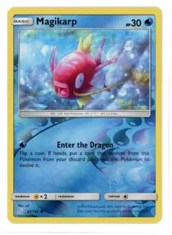 Pokemon - Magikarp - 29/181 - Team Up - Reverse Holo Rare- NM/M - Image 1