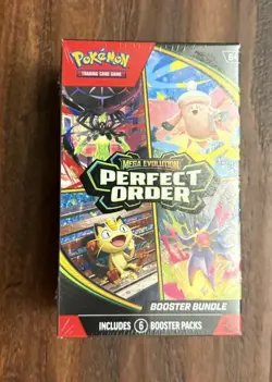 Pokemon TCG Perfect Order Factory Sealed Booster Bundle Box 6 Packs Per Box - Image 1