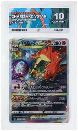Pokemon TCG Card Charizard VSTAR 212/172 VSTAR Universe - ACE 10 Perfect - Image 1