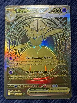 Mega Gardevoir EX Mega Hyper Rare Gold 187/132 Mega Evolution Pokemon - Image 3
