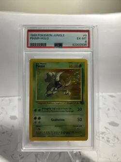 1999 Pokemon Jungle - Pinsir 9/64 - Holo - PSA Graded: 6 - Image 1