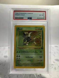 1999 Pokemon Jungle - Pinsir 9/64 - Holo - PSA Graded: 6 - Image 2