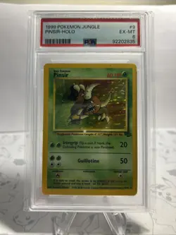 1999 Pokemon Jungle - Pinsir 9/64 - Holo - PSA Graded: 6 - Image 3