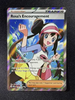 Pokemon Rosa's Encouragement 114/088 POR Full Art Trainer Supporter. 53 - Image 1