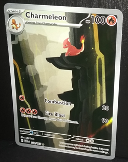 POKEMON SCARLET & VIOLET 151 - CHARMELEON #169/165 - ILLUSTRATION RARE (NM) - Image 2