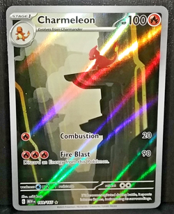 POKEMON SCARLET & VIOLET 151 - CHARMELEON #169/165 - ILLUSTRATION RARE (NM) - Image 4