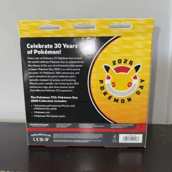 2026 Pokemon Day with SWIRL 30th Anniversary Collection Box New Factory Sealed - Image 4