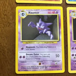 Pokemon Base Set Pokemon Card Lot Of 4 Charmeleon, Wartortle, Haunter, Kadabra - Image 4