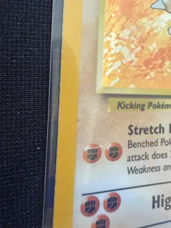 Pokemon TCG Hitmonlee Fossil 7/62 Holo Rare Unlimited 1999 60 HP Basic - Image 2