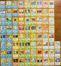 Pokemon Card Lot - 90x Vintage WOTC Cards - Base, Jungle, Fossil, Rocket - Bulk - Image 1