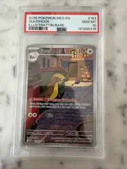 2025 Pokemon Meg En-Mega Evolution #153 Gumshoos Illustration Rare PSA 10 - Image 1