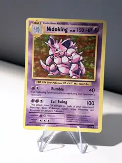 Nidoking 45/108 Evolutions Pokemon Reverse Holo LP - Image 1