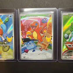Pokemon First Partner Illustration Collection Series 1 Kanto Gen 1 NM CENTERED - Image 3