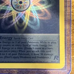 Pokemon TCG Vintage Team Rocket Rainbow Energy Non Holo Rare 80/82 W/ Top Loader - Image 4