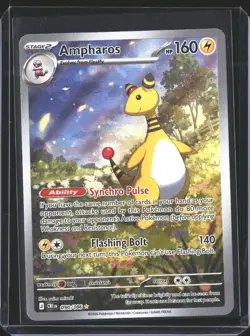 Ampharos 090/086 Shiny Rare ME04: Chaos Rising Pokemon NM/M - Image 1