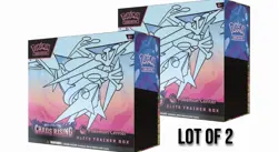 🔥 POKEMON CHAOS RISING POKEMON CENTER ELITE TRAINER BOX ETB - LOT OF 2 SEALED - Image 1