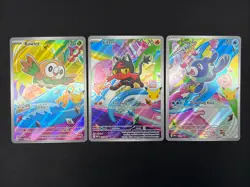 Pokemon First Partner Illustration Collection Alola Gen 7 Set 043 044 045 Promos - Image 1
