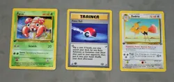 Pokemon Jungle Set 1st Edition Trainer: Poke Ball - Dodrio - Paras - Near Mint - Image 1
